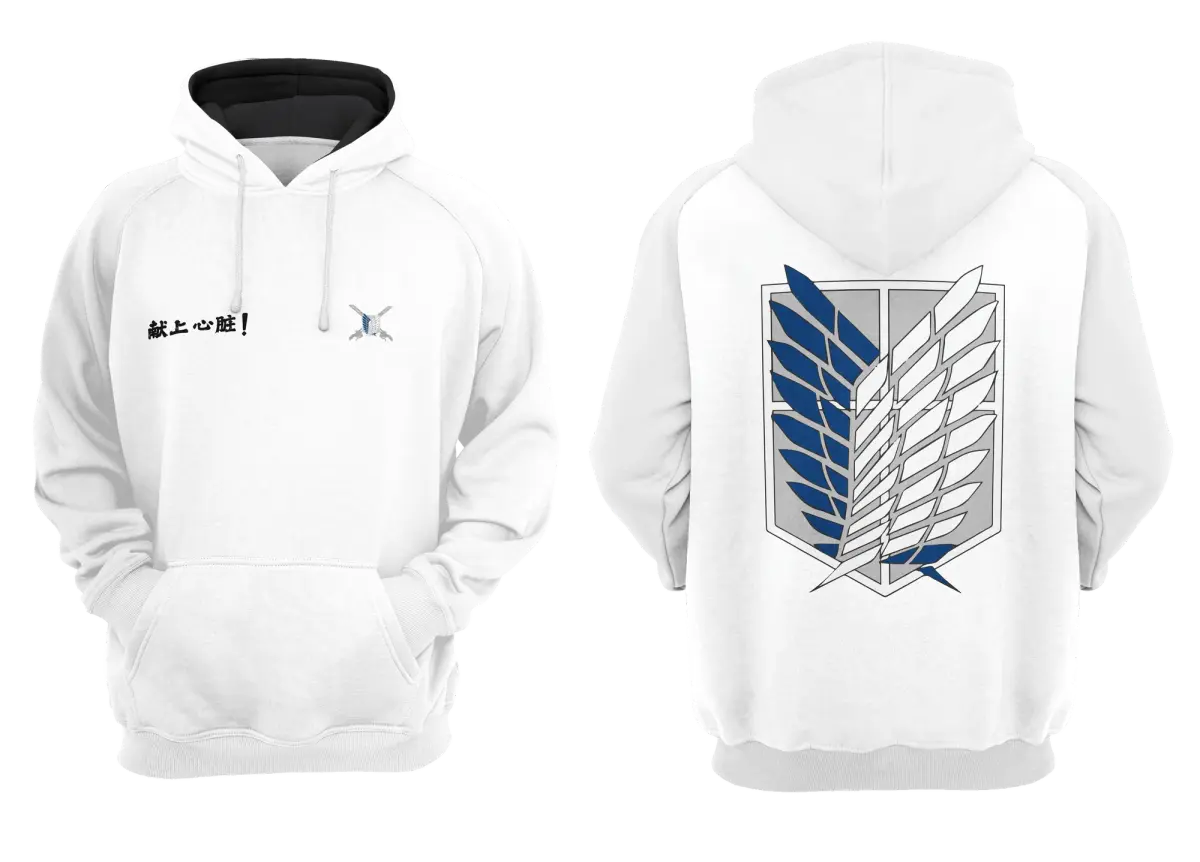 Attack on Titan Hoodie - White 